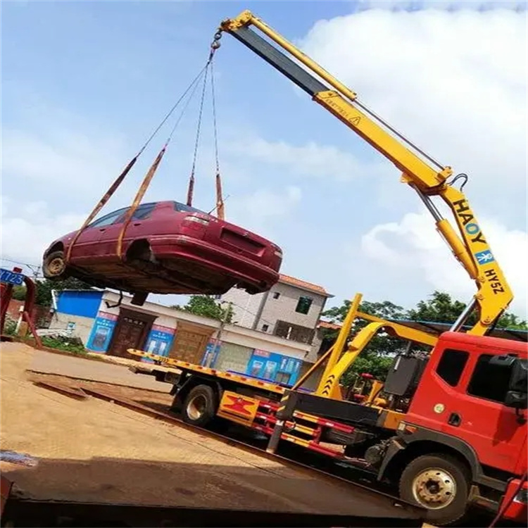 五指山吊车救援小汽车怎么吊